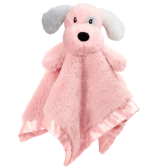 Manta de felpa BEILIMU Puppy Lovey con respaldo satinado de 34 cm
