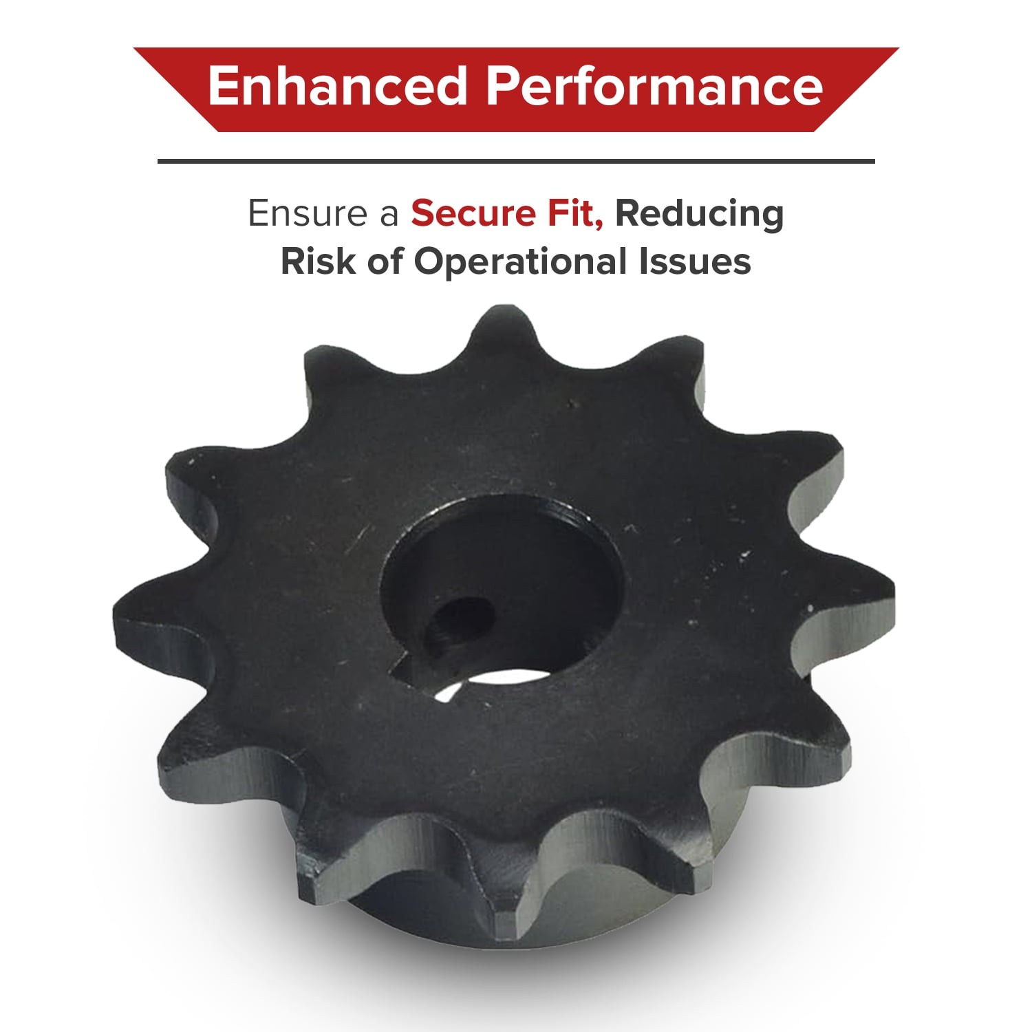 AlveyTech #40/41 Chain 12 Tooth Jackshaft Sprocket with 5/8