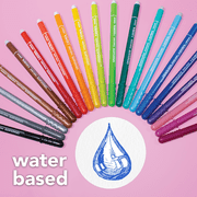LYRA Graduate Fineliner Markers, 0.5 mm, Assorted Colors (20 Ct), Art Markers for Adults & Students