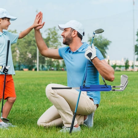 KALLORY Lightweight Blue Golf Bag for Men with Comfortable Shoulder Strap and Durable Nylon Material