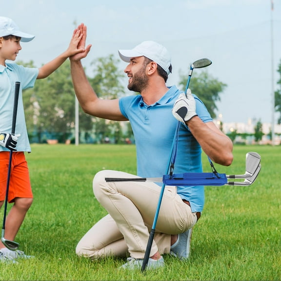 KALLORY Lightweight Blue Golf Bag for Men with Comfortable Shoulder Strap and Durable Nylon Material