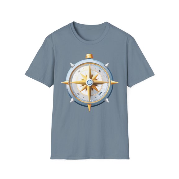 Compass T Shirt, Compass Shirt, Shirt with Compass, Navigator Shirt