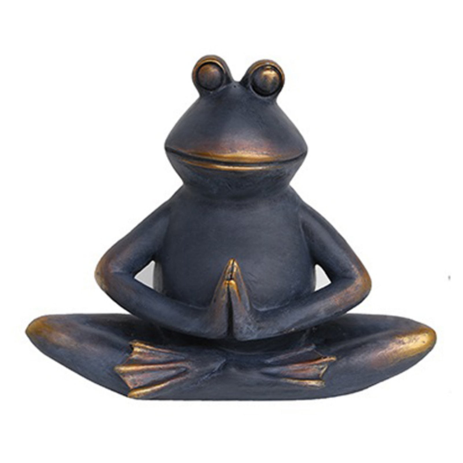 Northlight Tranquilly Meditating Yoga Frog Outdoor Garden Statue