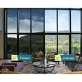 thumbnail image 5 of BSHAPPLUS® 79x18 inch One Way Window Privacy Film Daytime Privacy Window Tint for Home,UV Blocking Reflective Heat Control Glass Films Non-Adhesive Mirror Window Clings,Black, 5 of 11