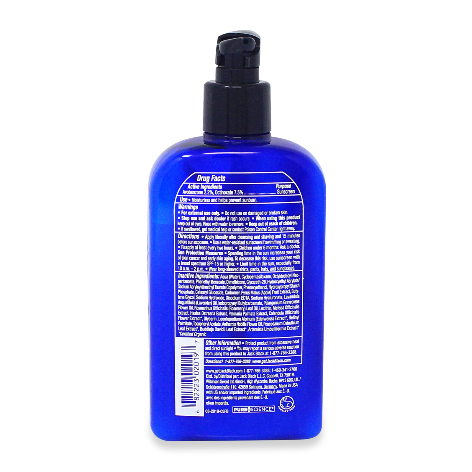 Jack Black Double Duty Face Moisturizer Spf 20 8 5 Oz Walmart Com Walmart Com
