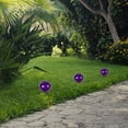 thumbnail image 1 of DEEPCRAFF 2 Pcs Boules d'Observation d'Extérieur en Acier Inoxydable Violettes Réfléchissantes pour Jardin Globe Miroir Déco, 1 of 8