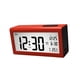 thumbnail image 4 of Lcd Reloj de Escritorio Despertador Calendario Temperatura Termómetro rojo, 4 of 4