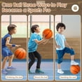 thumbnail image 3 of Airless Basketball Set - 2PCS Size  & 3 for Quiet Dribbling, Family Games & Indoor Training, 3 of 6