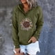 thumbnail image 2 of Blusa de manga larga con bolsillo estampado a la moda para mujer, blusas informales, sudaderas con botones Pompotops FGAJ17387, 2 of 6