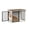 White Brown, variant on Hzuaneri Dog Crate Furniture with Barn Door, 31.9" Heavy Duty Wooden Kennel for Small Medium Dogs, Farmhouse Style, Rustic Brown