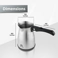 thumbnail image 4 of Ethniq - Cafetera Turca De Acero Inoxidable (Ember Brew), 4 of 7