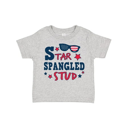 

Inktastic Star Spangled Stud with Sunglasses and Stars Gift Toddler Boy Girl T-Shirt