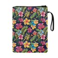 thumbnail image 2 of HELLHERO Paperback Book Cover with Pocket Waterproof Polyester Fabric Book Cover Carrying Case for Friend Textbooks 8.66 x 11.42 Tropical Plants, 2 of 8