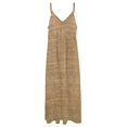thumbnail image 5 of Burlap fiber Texture Background Pattern Sleeveless Dress women evening dress summer woman dress summer dress, 5 of 6