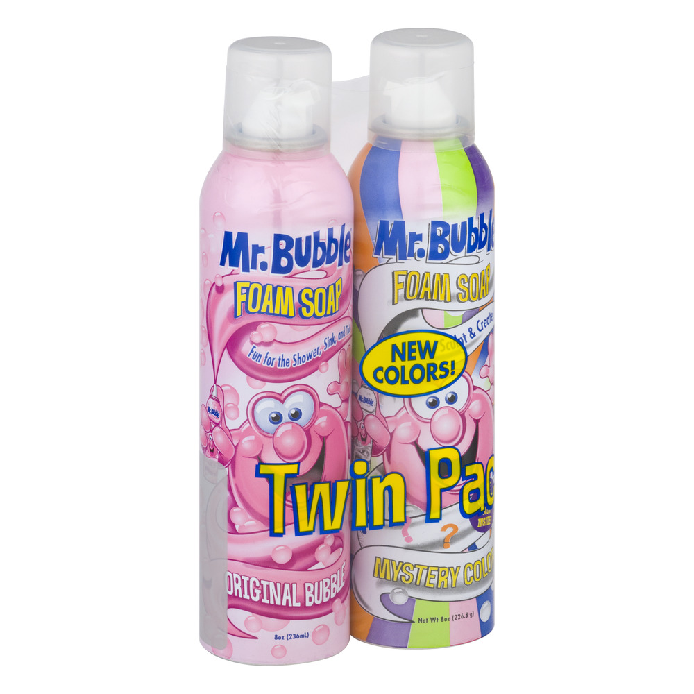 Mr Bubble® Foam Soap Twin Pack Original Bubble And Mystery Color 2 Pk 8