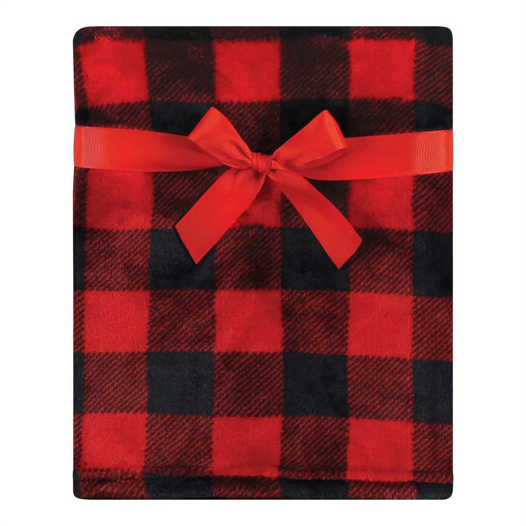 Hudson Baby Unisex Baby Plush Blanket with Toy, Rudolph And Snowman, One Size