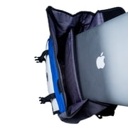 Case-It Laptop Backpack 2.0 with Hide-Away Binder Holder, Fits 13 Inch and Some 15 Inch Laptops, Black (BKP-202-BLK)