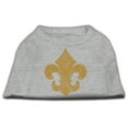 thumbnail image 5 of Pet Dog  Cat Shirt Rhinestone,"GOLD Fleur De Lis", 5 of 10