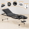thumbnail image 4 of Mesa de masaje Brelley Portable Professional de 3 secciones, 4 of 7