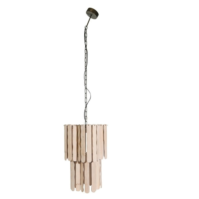 Sagebrook Home FIR WOOD 65" SWAG LAMP, NATURAL