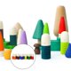 thumbnail image 5 of 12 piezas de mini muñecas de madera para construir, juguetes educativos para bebés, juego de simulación creativo. Muñeca Rainbow Thumb, 5 of 9