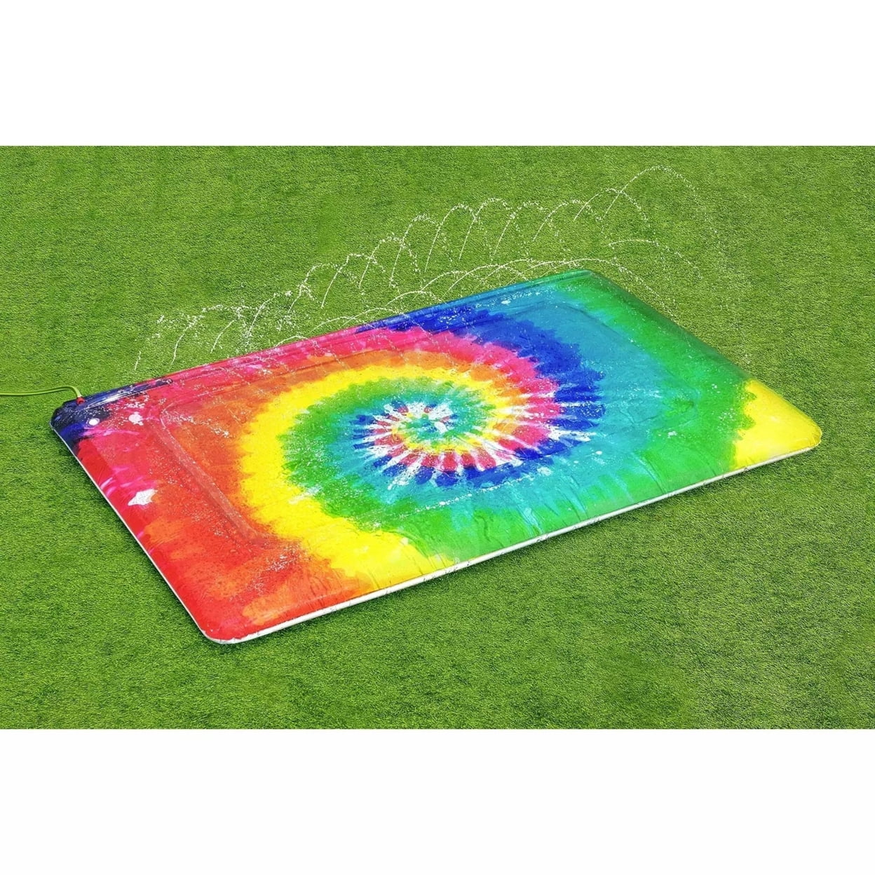 H2OGO! Tie Dye Blobz Inflatable Splash Pad, Outdoor Summer Fun for