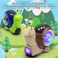 thumbnail image 4 of Toddler Snail Toy, Electronic Crawling Toy, Light-Up Running Snail for Kids, Interactive Birthday Gift, Plastic Material, Easy Play, Hand-Eye Coordination Development, Battery Operated, 4 of 7