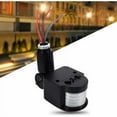 thumbnail image 2 of Interruptor de sensor de movimiento LED para exteriores, detector de movimiento PIR de seguridad infrarrojo de 180 grados, 90 ~ 240 V, interruptor de luz de pared, 2 of 5