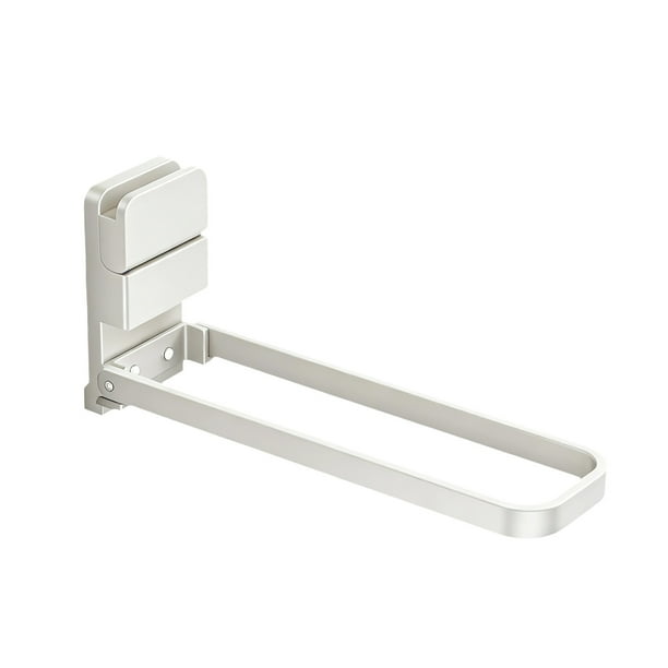 Toallero plegable de hierro con ventosa, ahorra espacio, soporte para toallas de baño, organizador colgante sin taladro para toallas de baño y toallas pequeñas, resistente a la corrosión,