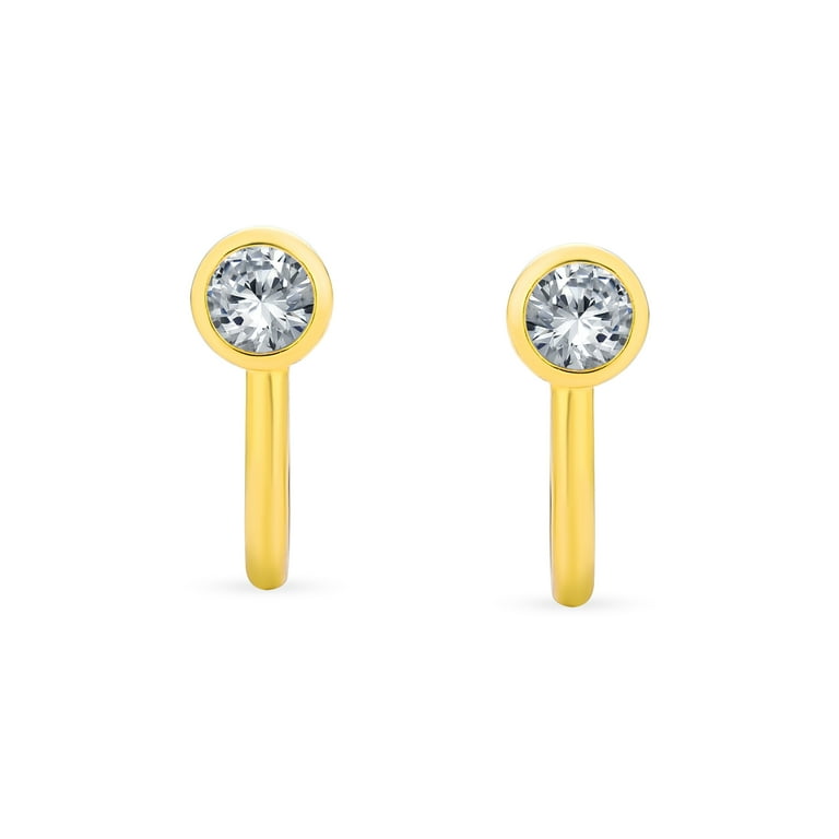 Pair of 925 Sterling Silver Elegant Squared White CZ Gem Minimal Earrings Pair of 925 Sterling Silver Elegant Squared White CZ Gem Minimal Earrings