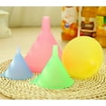 thumbnail image 5 of Jierger 10PCS All Purpose Plastic Funnel Set of 5 - Funnels for Kitchen Use Filling Bottles - Small Funnel Set- Mini/Small//Large - Food Grade and BPA Free, 5 of 9
