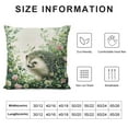 thumbnail image 5 of ONETECH  Spring Forest Animals Throw Pillow Covers Deer Rabbit Bear Green Leaves Decorative Pillows Soft Cushion Cases for Couch Sofa Bed Home Decor, 5 of 5