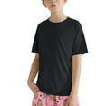 thumbnail image 2 of EnJoCho Kids Rash Guard Swim Shirt with Sun Protection, Water Sports Tee for Surfing Fishing Beach Gym, Quick-Dry Active Wear for Boys Girls Teens, 2 of 9