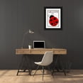 thumbnail image 3 of Kimberly, Allen 11x14 Black Ornate Wood Framed with Double Matting Museum Art Print Titled - Welcome Ladybug, 3 of 4