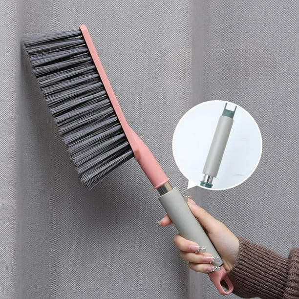 Artículos esenciales para dormitorios, suministros de limpieza, cepillo para barrer la cama, cepillo para limpiar el sofá, cepillo suave de mango largo, cepillo para escobas de cama, cepillo suave