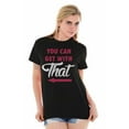 thumbnail image 5 of You Can Get With That Friends Gym Women's Graphic T Shirt Tees Brisco Brands M, 5 of 5