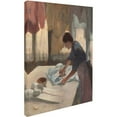 thumbnail image 2 of Trademark Fine Art "Woman Ironing" 1876-87 Canvas Art by Edgar Degas, 2 of 3