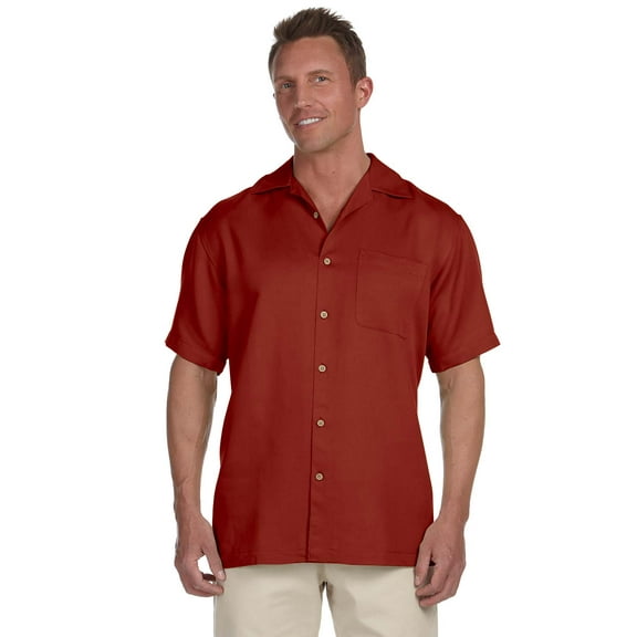 Harriton M570 Men's Bahama Cord Camp Shirt