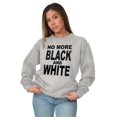 thumbnail image 4 of End Racism Black and White Equality Women Plus Size Crewneck Sweatshirt Brisco Brands 3X, 4 of 5