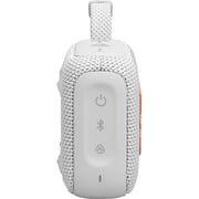 Restored JBL Go 4 - Ultra-Portable Bluetooth Speaker - White