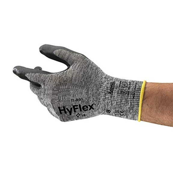 HyFlex 11-801 Multipurpose Gloves - Lightweight, Grip and Comfort, Size XX Large (pack of 12)