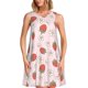 thumbnail image 1 of Fotbe Strawberry Floral Vestido de Verano sin Mangas para Mujer – Vestido Midi Línea A, Estilo Camiseta Floral, Vestido Playero Casual y Fluido, 1 of 7