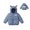 #A01-Blue, variant on Toddler Puffer Jacket Girls Cute Elephant Ears Hooded Puffer Jacket Kids Lightweight Puffer Padded Baby Winter Jacket Winter Warm Toddler Boy Winter Coat