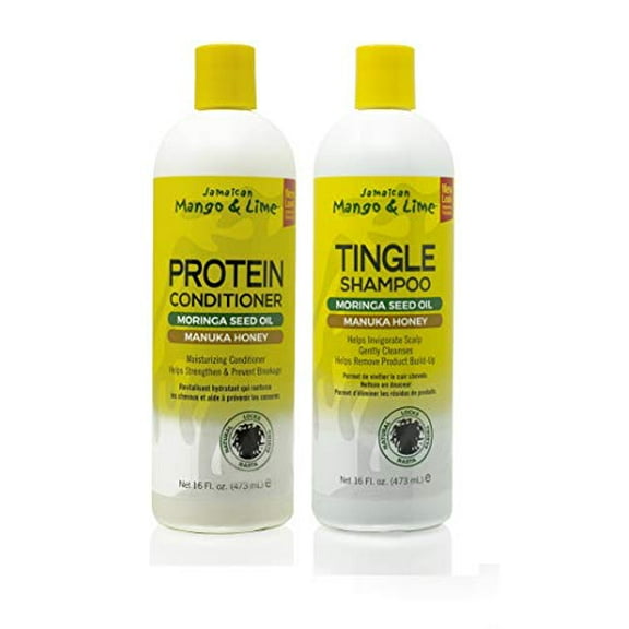 Jamaican Mango & Lime Shampoo & Conditioner 16oz Duo (SG_B076TQ1DQS_US)