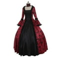 thumbnail image 3 of Women's Mid Century Victorian Dresses Party Dresses Puffy Dresses Cosplay Halloween, 3 of 3