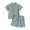 D, variant on Toddler Baby Boys 2PCS Clothes Solid Color Cotton Linen Button Down Shirt Top And Shorts Summer Outdoor Casual Suit