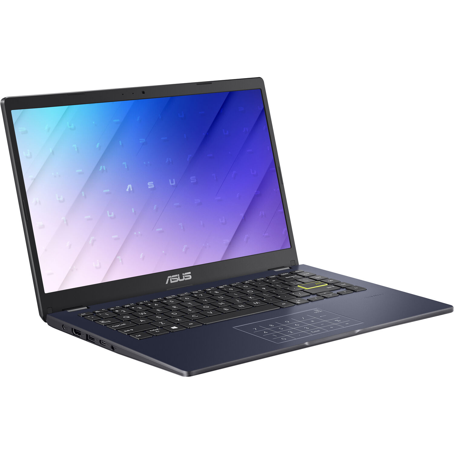 ASUS 14 L410 Everyday Value Laptop (Intel Celeron N4020 2-Core, 4GB RAM, 256GB PCIe SSD, 14.0" Full HD (1920x1080), Intel UHD 600, Wifi, Bluetooth, Webcam, 1xUSB 3.2, 1xHDMI, Win 10 Home) - image 2 of 6
