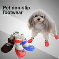 thumbnail image 3 of jiaroswwei 4Pcs/Set Outdoor Indoor Anti-slip Silicone Sole Pet Dog Puppy Cat Boots Socks, 3 of 8