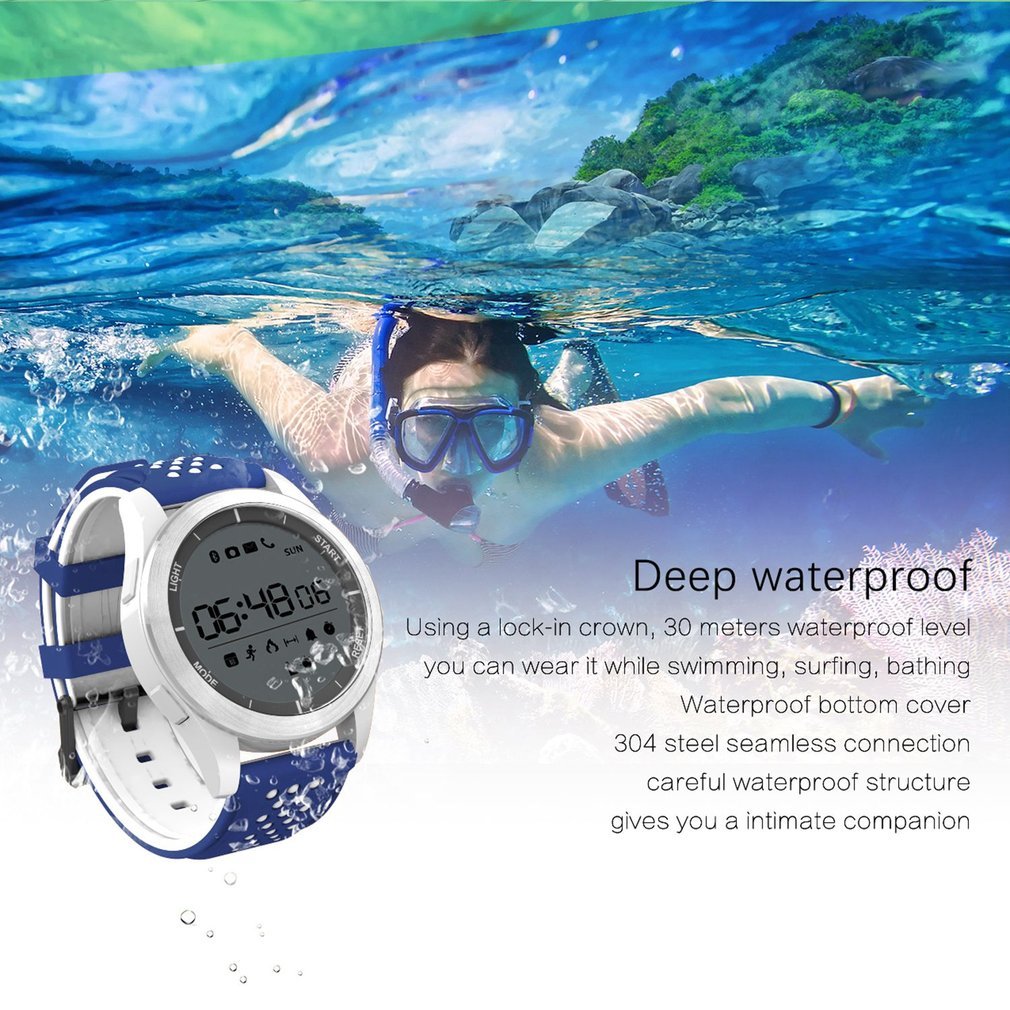 smartwatch waterproof 30m diving