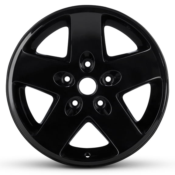 2007-2017 Jeep Wrangler 17" Black OEM Factory Wheel Rim 1AH78TRMAB